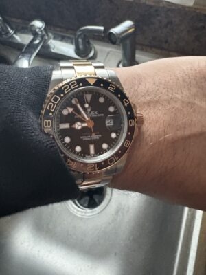 Superclone Rolex GMT-Master II 40mm Black Dial 126711CHNR Root Beer photo review