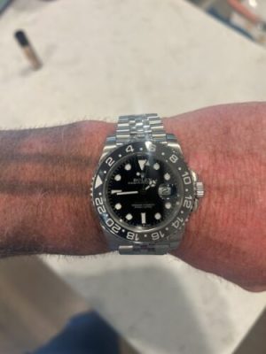 Superclone Rolex GMT-Master II 126710GRNR “Bruce Wayne” Oyster 2024 photo review
