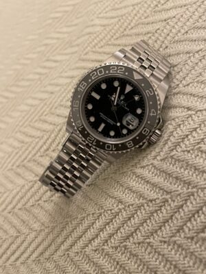 Superclone Rolex GMT-Master II 126710GRNR “Bruce Wayne” Oyster 2024 photo review