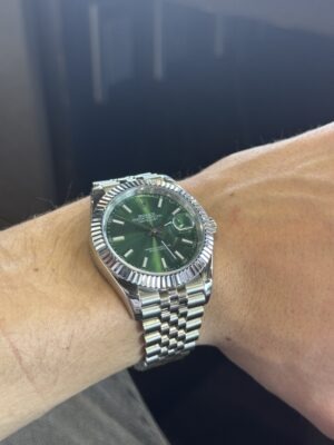 Rolex Datejust 41mm Green Dial 126334 Jubilee photo review