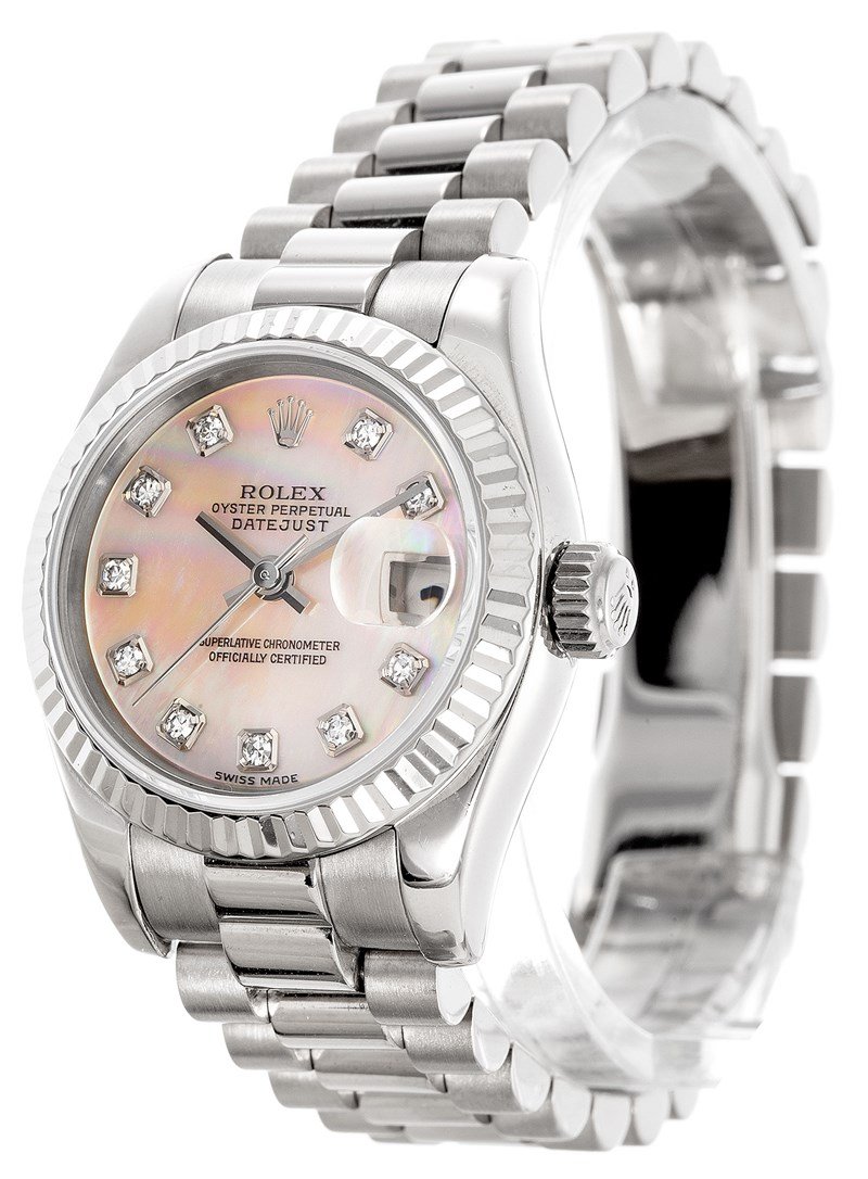 Rolex Datejust 26 mm parelmoeren wijzerplaat 179179