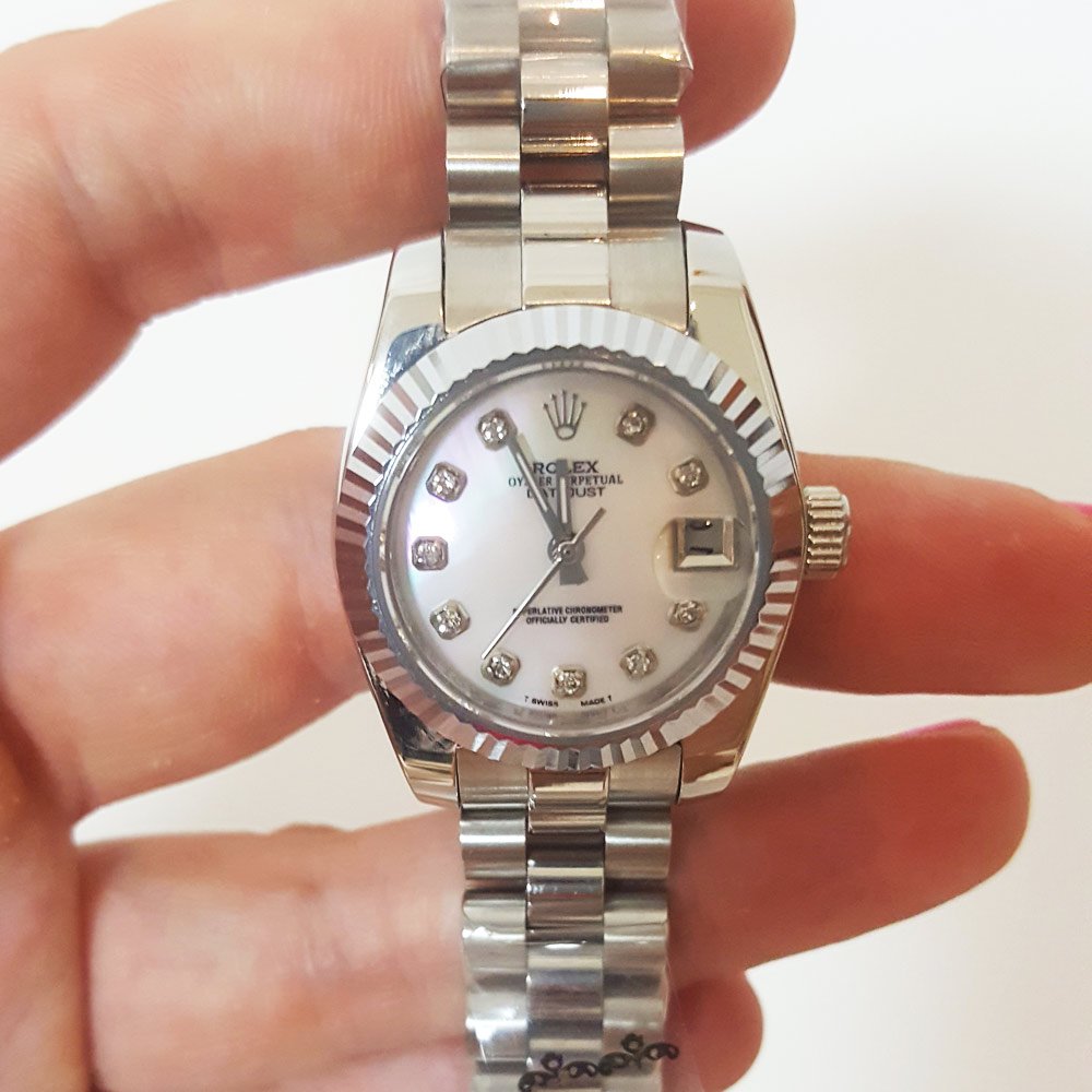 Rolex Datejust 26 mm parelmoeren wijzerplaat 179179