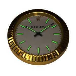 ROLEX WALL CLOCK – DATEJUST GOLD