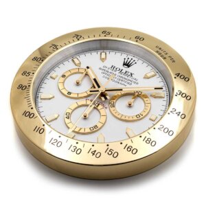ROLEX WALL CLOCK – DAYTONA GOLD/WHITE DIAL