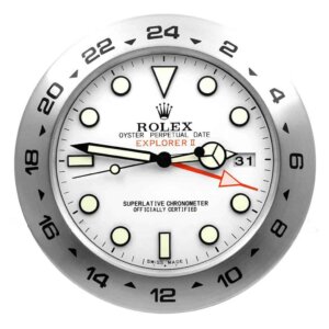 ROLEX WALL CLOCK – EXPLORER 2 WHITE