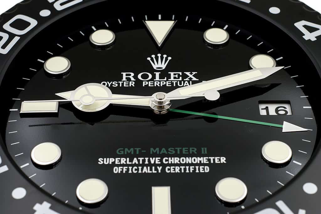 ROLEX WANDKLOK – GMT MASTER II ZWART