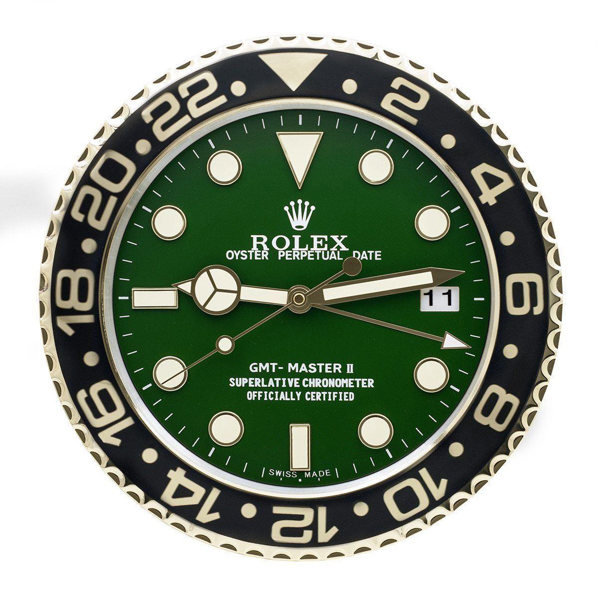 ROLEX WALL CLOCK – GMT MASTER II GOLD