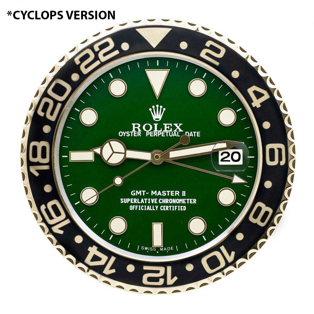 ROLEX WALL CLOCK – GMT MASTER II GOLD