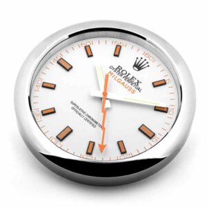 ROLEX WALL CLOCK – MILGAUSS WHITE