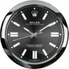 ROLEX WALL CLOCK – OYSTER PERPETUAL BLACK