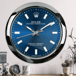 ROLEX WALL CLOCK – OYSTER PERPETUAL BLUE