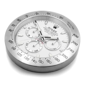 ROLEX WALL CLOCK – ROLEX DAYTONA SILVER