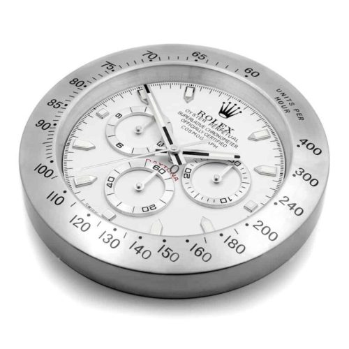 ROLEX WALL CLOCK – ROLEX DAYTONA SILVER photo review