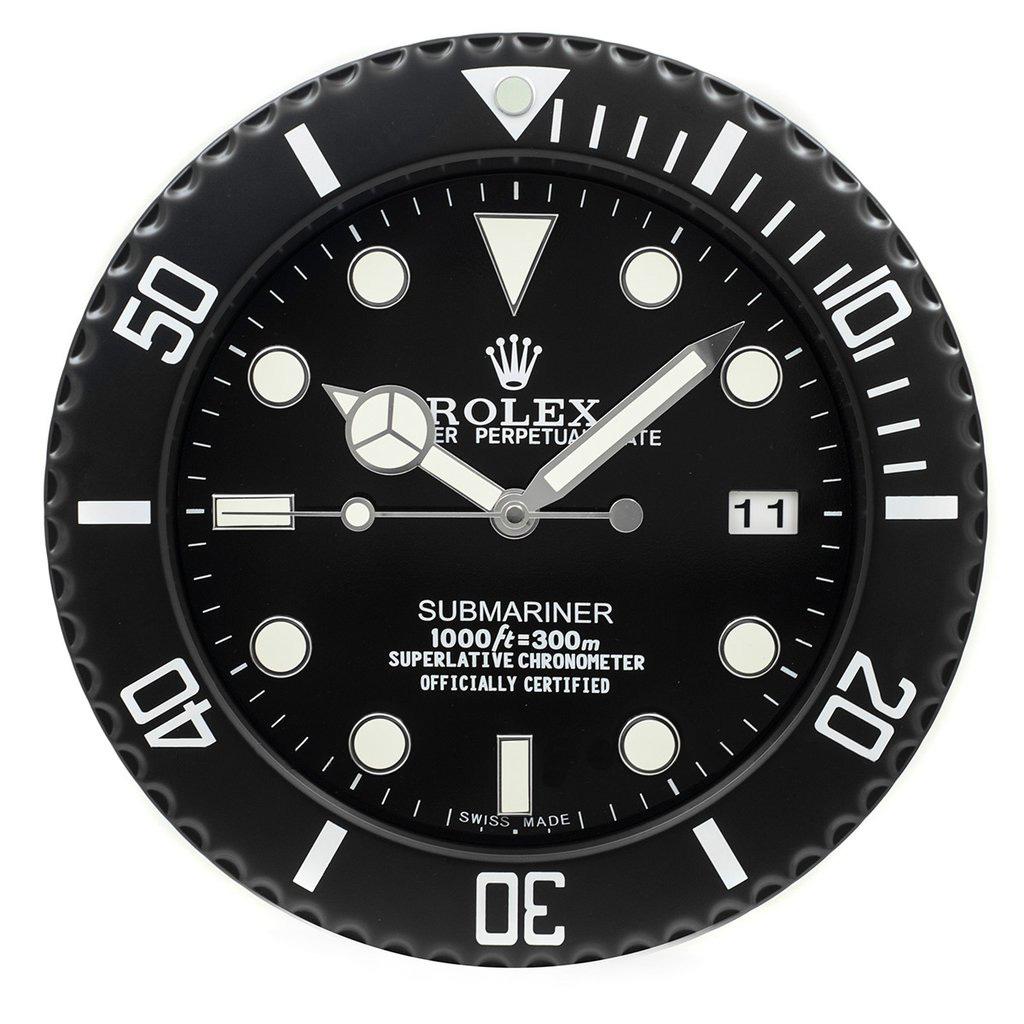 HORLOGE MURALE ROLEX - SUBMARINER BLACK