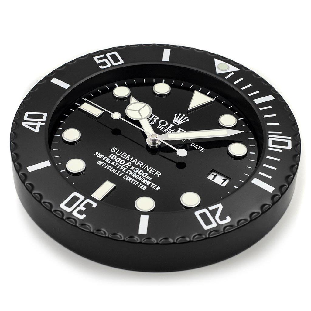 HORLOGE MURALE ROLEX - SUBMARINER BLACK
