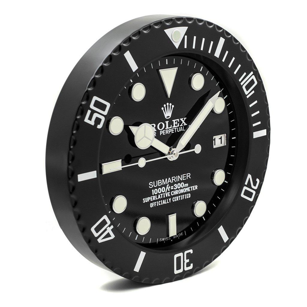 HORLOGE MURALE ROLEX - SUBMARINER BLACK