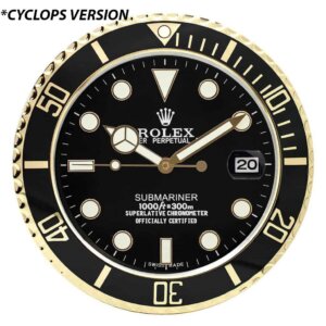 ROLEX WALL CLOCK – SUBMARINER GOLD
