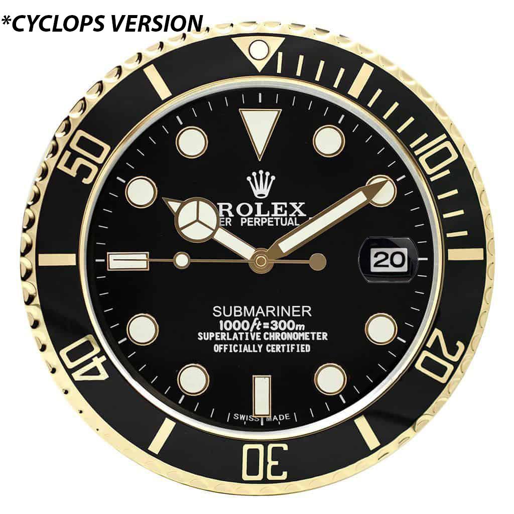 ROLEX WALL CLOCK – SUBMARINER GOLD