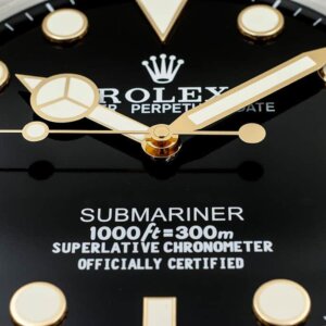 ROLEX WALL CLOCK – SUBMARINER GOLD