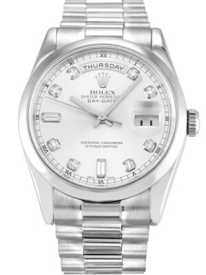 Rolex Day-Date II 40mm Silver Dial 218239 photo review