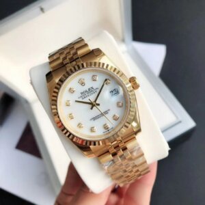 Rolex Datejust 36/28mm RG/RG Jub White/Dial
