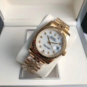 Rolex Datejust 36/28 mm RG/RG Jub Weiß/Zifferblatt