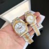 Rolex Datejust 36/28mm RG/SS Jub Sliver/Dia