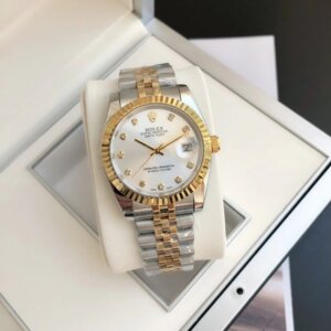 Rolex Datejust 36/28mm RG/SS Jub Sliver/Dia
