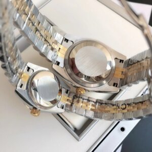Rolex Datejust 36/28mm RG/SS Jub Sliver/Dia
