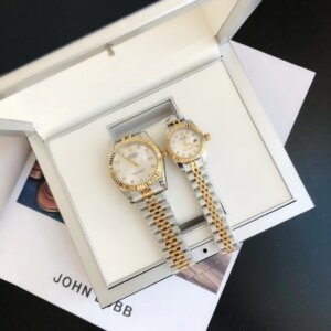 Rolex Datejust 36/28mm RG/SS Jub Sliver/Dia