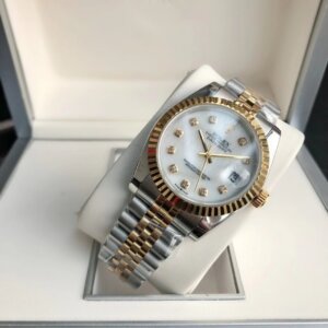 Rolex Datejust 36/28mm RG/SS Jub White/Dial