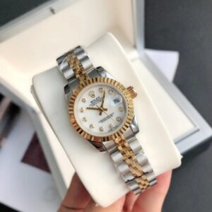 Rolex Datejust 36/28mm RG/SS Jub White/Dial