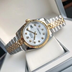 Rolex Datejust 36/28mm RG/SS Jub White/Dial