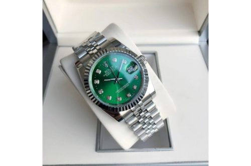 Rolex Datejust 36/28mm SS/SS Jub Green/Dia photo review
