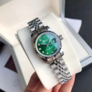 Rolex Datejust 36/28mm SS/SS Jub Green/Dia