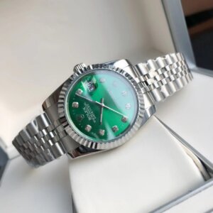 Rolex Datejust 36/28mm SS/SS Jub Green/Dia