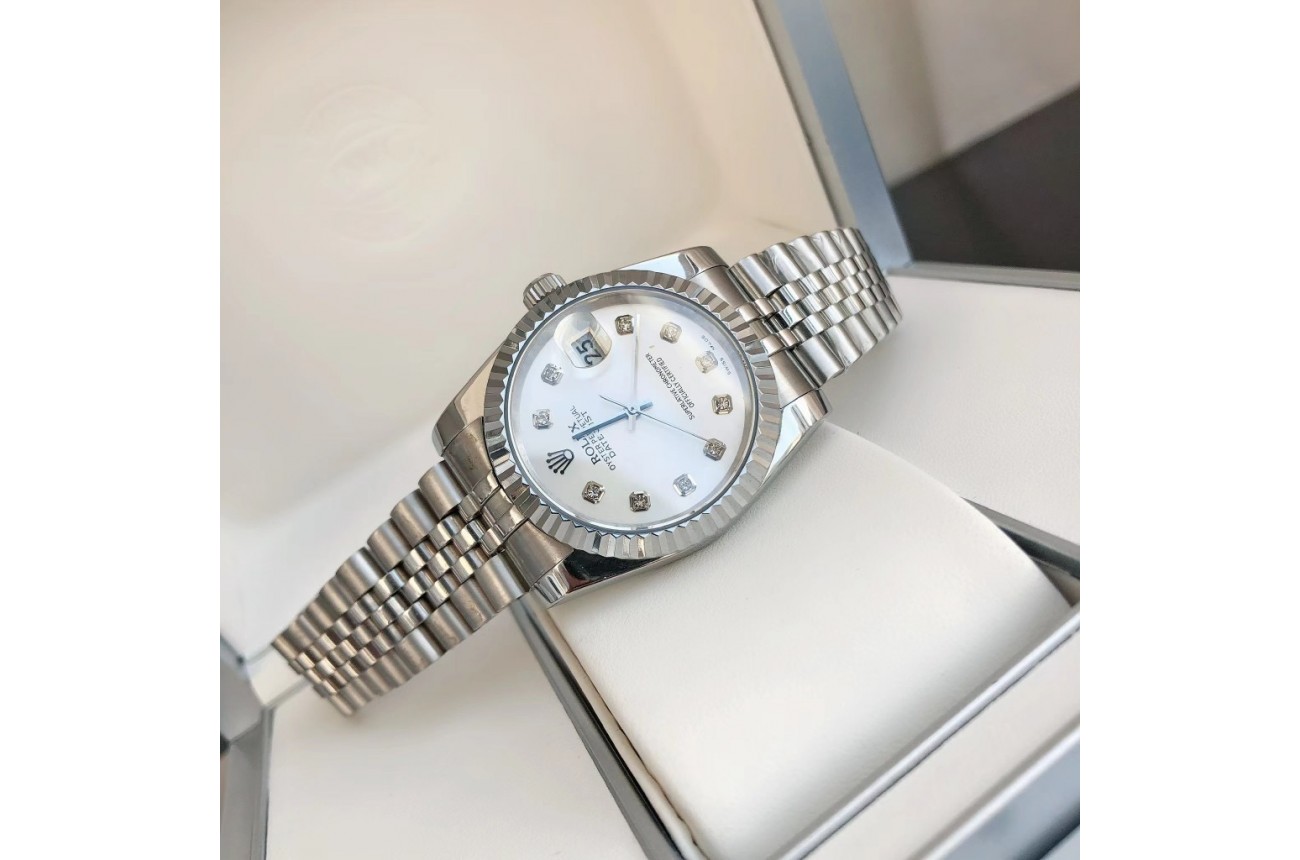 Rolex Datejust 36/28 mm SS/SS Jub Sliver/Dia