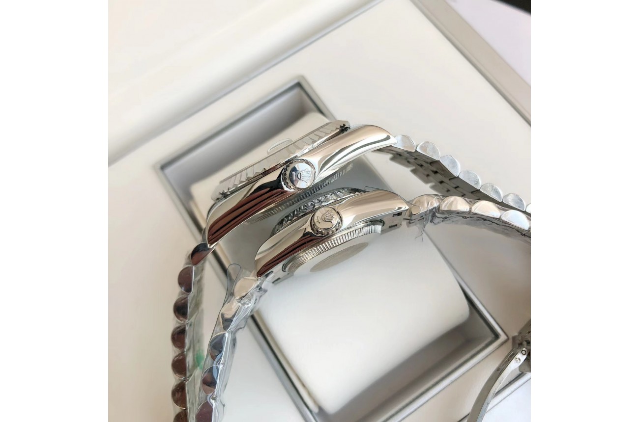 Rolex Datejust 36/28 mm SS/SS Jub Sliver/Dia