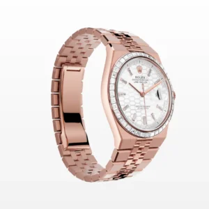 Rolex Land-Dweller 40 mm Everose gold and diamonds