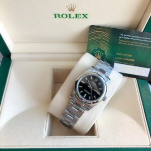 Rolex Oyster Perpetual 31/41mm SS/SS Black/Stk