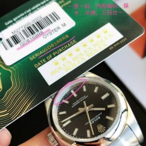 Rolex Oyster Perpetual 31/41mm SS/SS Black/Stk