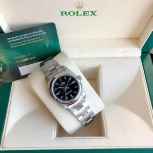 Rolex Oyster Perpetual 31/41mm SS/SS Black/Stk