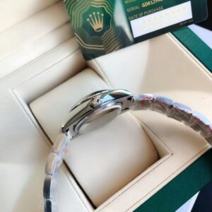 Rolex Oyster Perpetual 31/41mm SS/SS Groen/Stk