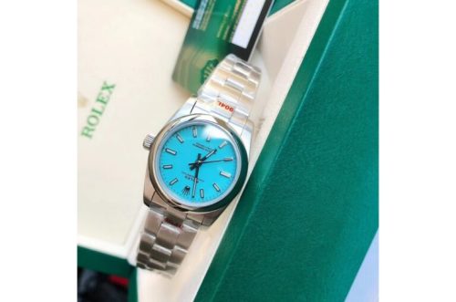 Rolex Oyster Perpetual 31/41mm SS/SS Tiffany Blue/Stk photo review