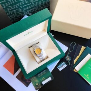 Rolex Oyster Perpetual 31/41 mm SS/SS Geel/Stk