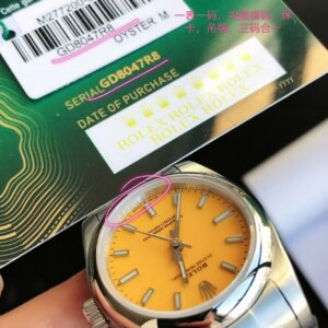 Rolex Oyster Perpetual 31/41 mm SS/SS Geel/Stk