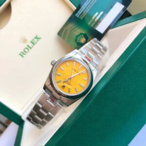 Rolex Oyster Perpetual 31/41 mm SS/SS Geel/Stk