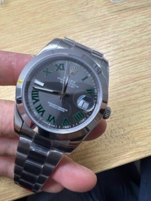 Superclone Rolex Datejust 41mm Rhodium Dial 126300 “Wimbledon” Jubilee photo review