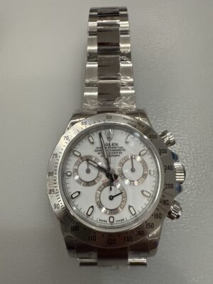 Rolex Daytona 40mm White Dial 116520 photo review