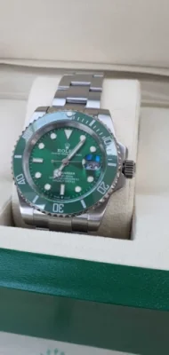 Superclone Rolex Submariner 40mm Green Dial 116610LV “Hulk” photo review